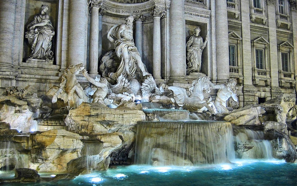 Image result for Trevi Fountain*